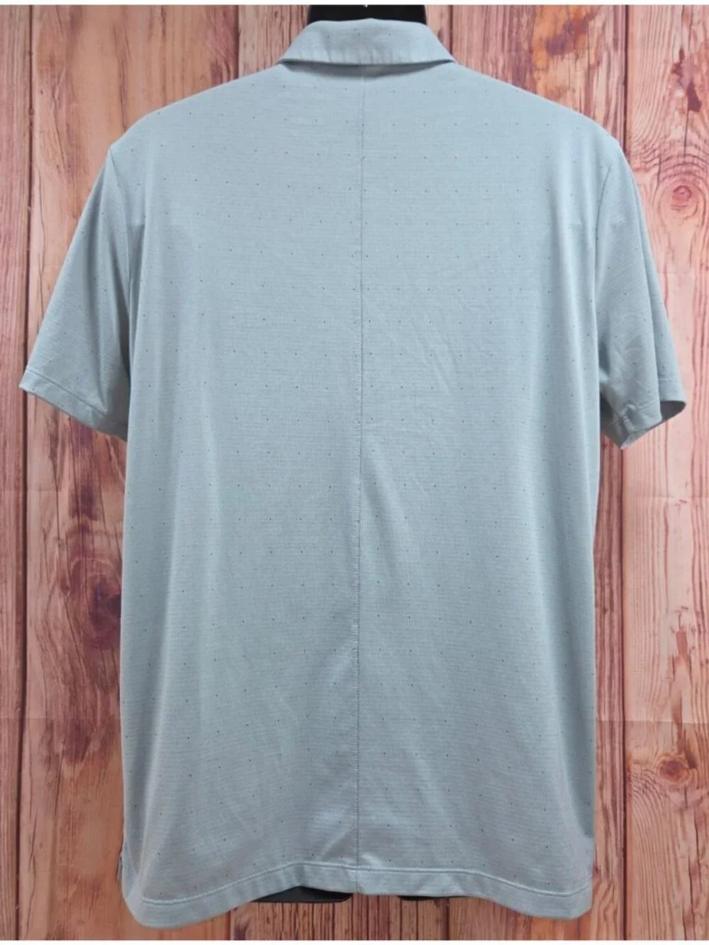Nike Golf Mens Dri-Fit Blue Polo Shirt Medium Lightweight Polyester